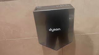 Dyson Airblade V hand dryer at European Wax Center Yorktown center Lombard IL
