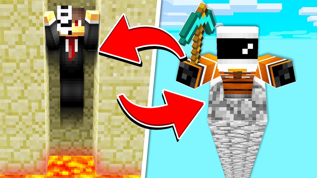 Minecraft DEATH SWAP Challenge!
