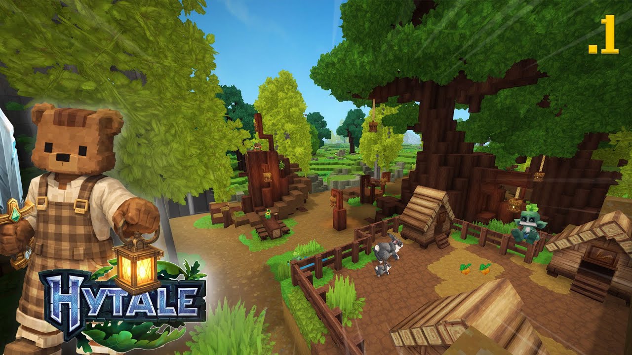 The Start of my Forever World in Hytale - Ep.1 Lets Play