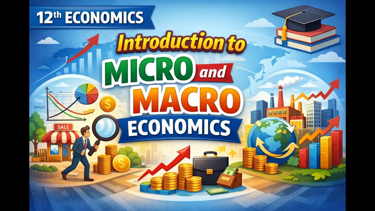 Introduction to Micro & Macro Economics | Class 12th Economics Chapter ...