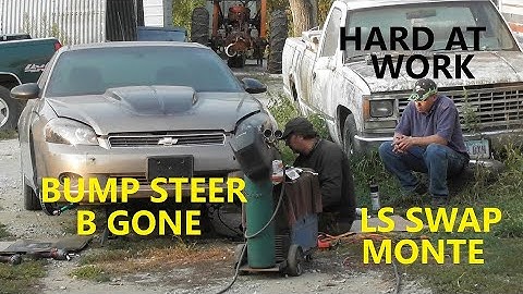 bump steer corrected LS v8 swapped 06 monte carlo fwd to rwd conversion project frankenstien 21