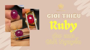 Giới thiệu Ruby thiên nhiên cho anh Giỏi Nguyễn