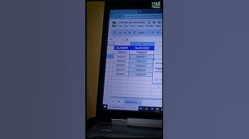 Create Barcode through formula in Google sheet Short