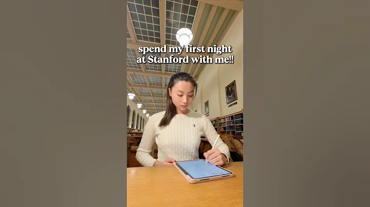 First Night at Stanford! ⭐️ #collegelife #university #stanford #vlog #productivity #study #routine