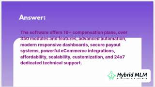 Best MLM Software Training Video | Hybrid MLM Software Features Explained