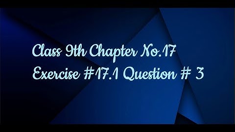 9th class Chapter # 17 Practical Geometry Exercise # 17.1 Question # 3