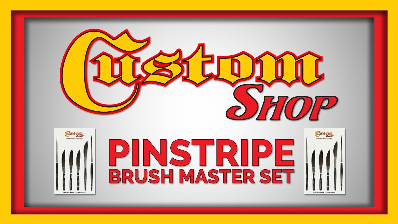 Custom Shop Pinstripe Brush Master Set (Sword #0, #00, #000
