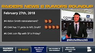 The raiders report with mitchell renz has all latest oakland rumors.
those rumors include an update on a potential jarvis landry for
mich...