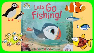 Puffin Rock Read Aloud Story Book | Let's Go Fishing | Read Aloud Story Book For Kids