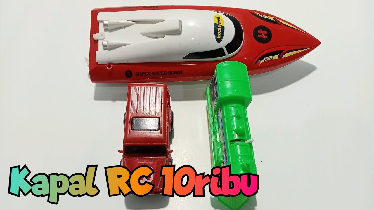 Kapal RC Harga 10ribu - YouTube