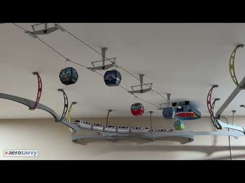 Gondola Ropeway System for Disney Skyliner Models
