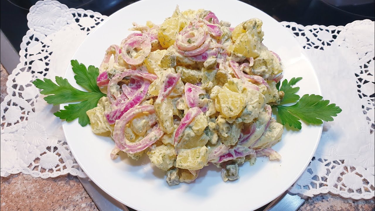 🥰🥰🥰🥰🥰Sallat Me Patate per Festat e Fundvitit,me e mir se ne Restaurant si dhe shumë e shishme🥰🥰🥰🥰🥰🥰🥰