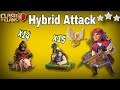 Best Th11 hybrid attack strategy. Easily 3star done. The most powerful attack (clash of clans)