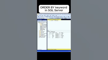 SQL ORDER BY Keyword
