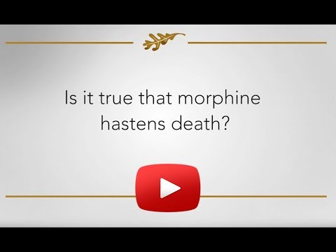 Is it True that Morphine Hastens Death?
