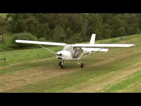 A22 Foxbat Landing at Terry's airstrip