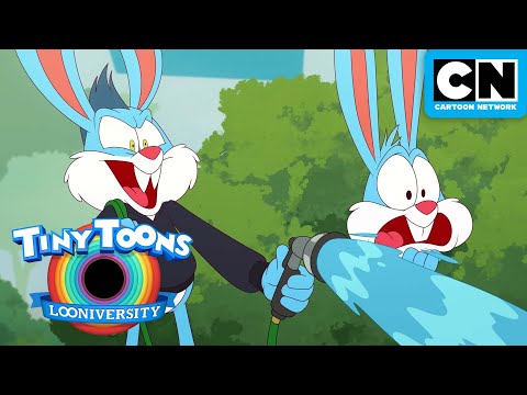 MASH-UP: Funny Bunny Business 🐰🤪 | Tiny Toons Looniversity | Cartoon Network