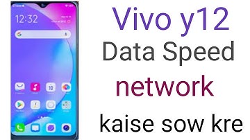 Vivo y12 data Speed network setting vivo y12 data Speed show kare #technicalpankaj