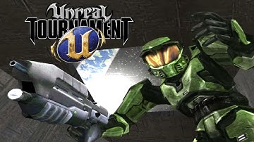 UNREAL TOURNAMENT 2004 HaloUT MOD Gameplay (and some of Sams custom maps)