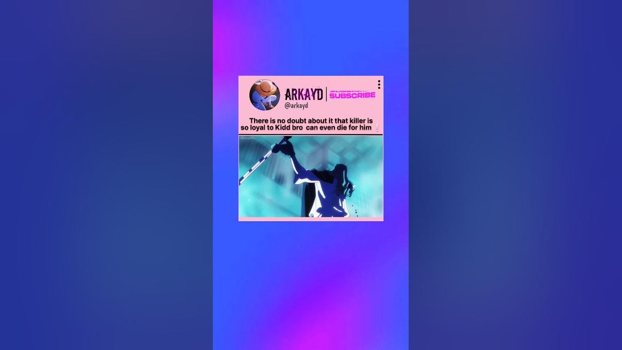 One piece episode 1054 Killer vs Basil Hawkins edit one piece killer