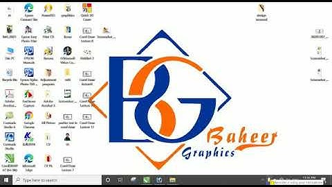 Corel draw design course in pashto #12