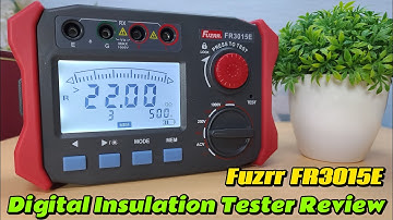 Fuzrr FR3015E Digital Insulation Tester Unboxing and Review #electricaltools