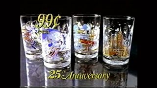 c. 1996 Mickey Mouse McDonald's Disney World 25th Anniversary Glass: 73,300  ppm Lead + 1,855 ppm Cadmium