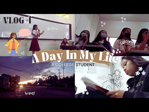 VLOG #1: A DAY IN MY LIFE AS A COLLEGE STUDENT - YouTube
