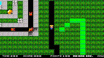 AMIGA OCS EMERALD MINE RUNNER 2 RUNNERMINE BOULDERDASH CLONE BOULDER DASH EMERALD MINES EMERALD WEB