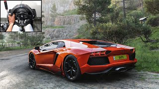 1500HP Lamborghini Aventador LP7004 | Forza Horizon 5 | Steering Wheel Gameplay