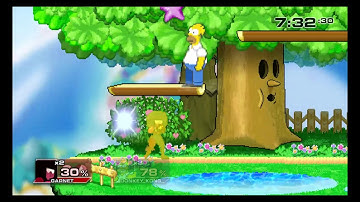 SSF2 Mods#6 Garnet Vs Homer