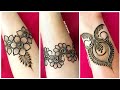 top 3 mehndi designs for front hand 2025 | top 3 stylish Arabic mehndi designs | front hand mehndi