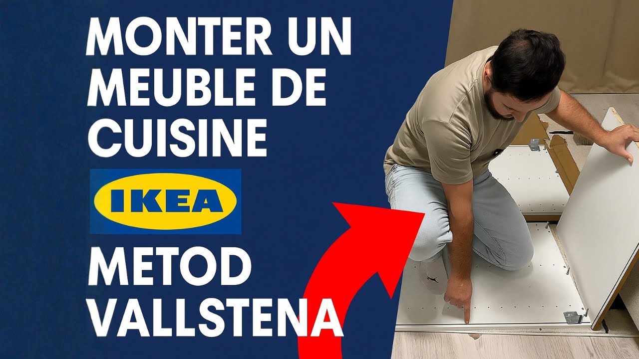 Comment monter un meuble de cuisine IKEA METOD | Montage pas à pas du caisson VALLSTENA