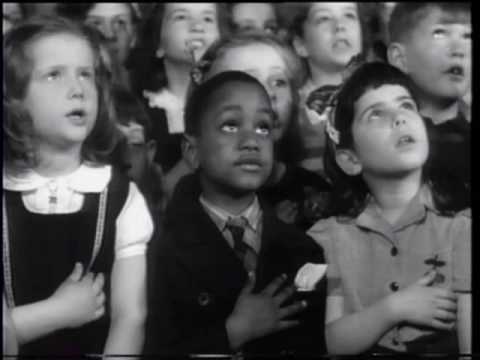 Pledge of Allegiance 1950 - YouTube