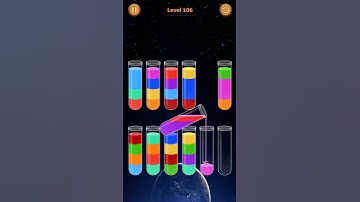 Water Sort Game Level - 106 Without Boosters | Puzzle Games #entertainment #puzzle #games