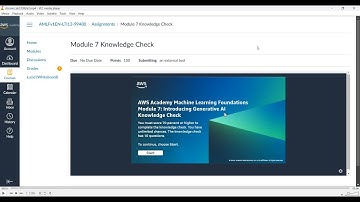 AWS Machine Learning  Module 7 Knowledge Check