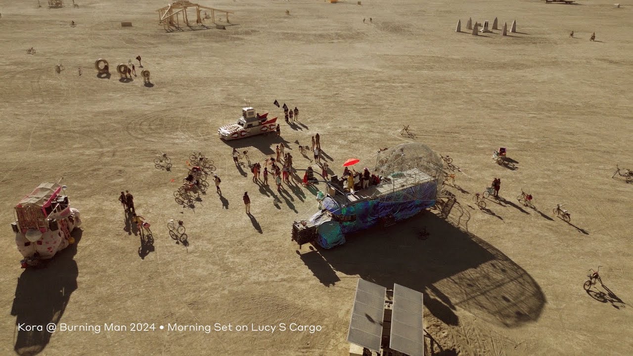 Kora @ Burning Man Mix 2024 | Morning Set on Lucy S Cargo
