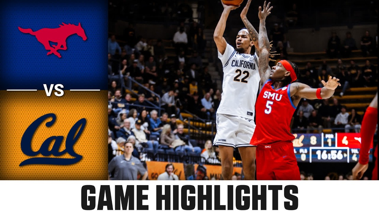 SMU vs. Cal Game Highlights | 2025-26 ACC Men's Basketball