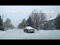 Heavy Snow in Anchorage Alaska February 1st 2022