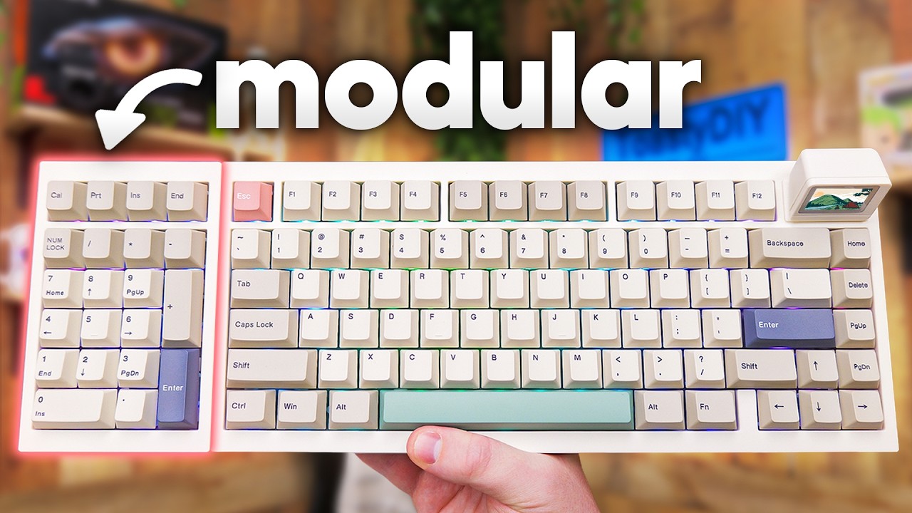 The Perfect Full Size Retro Gaming Keyboard - Epomaker RT98 - YouTube