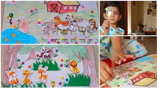 Low cost TLM for Primary School || Farm Animals and Wild Animals TLM Tutorial screenshot 5