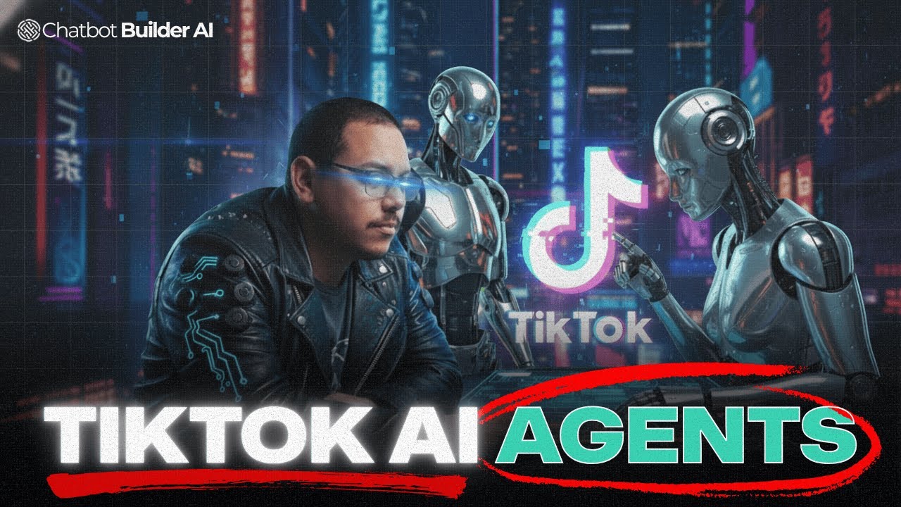 TikTok AI chatbot builder tutorial showing automated booking system
