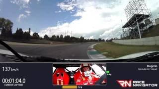 Andre Marziali Ferrari 430 Challenge - Mugello track