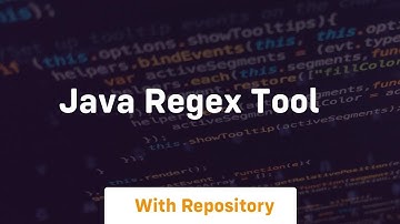 java regex tool