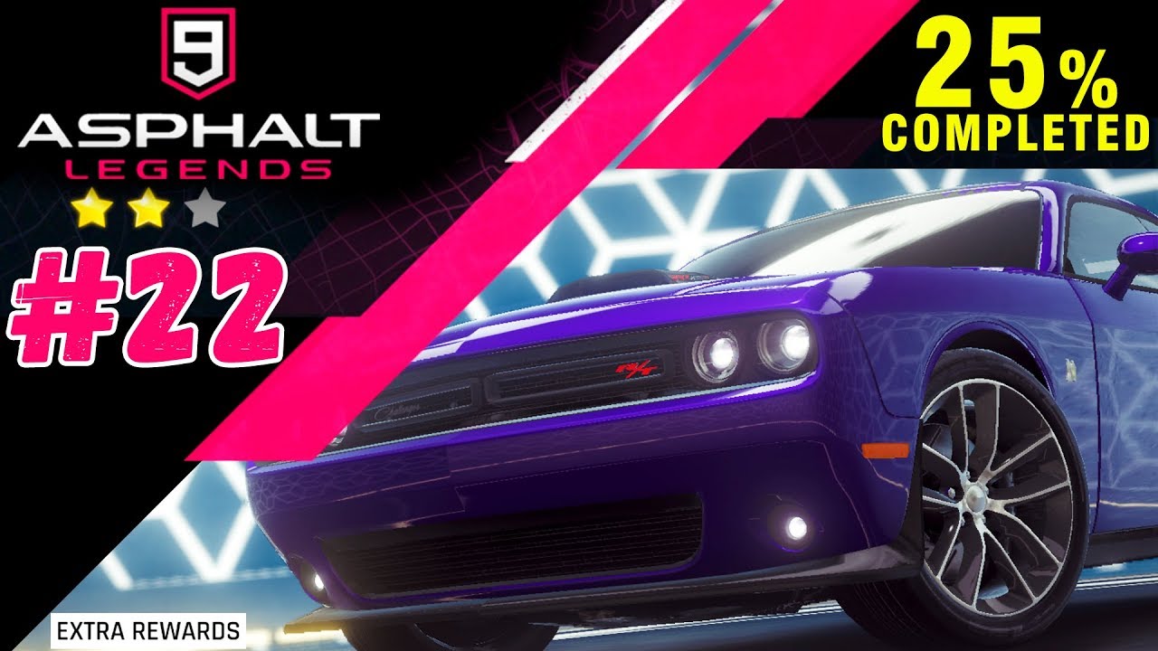 Asphalt 9 Legends #22 DODGE CHALLENGER 392 HEMI SCAT PACK КАРЬЕРА 25% Прохождение Gameplay ios