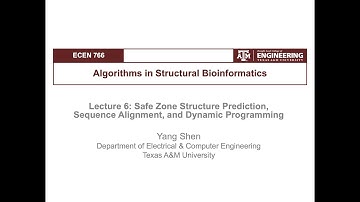 From Bioinformatics to AI: 6. Protein Sequence Alignment and Dynamic Programming