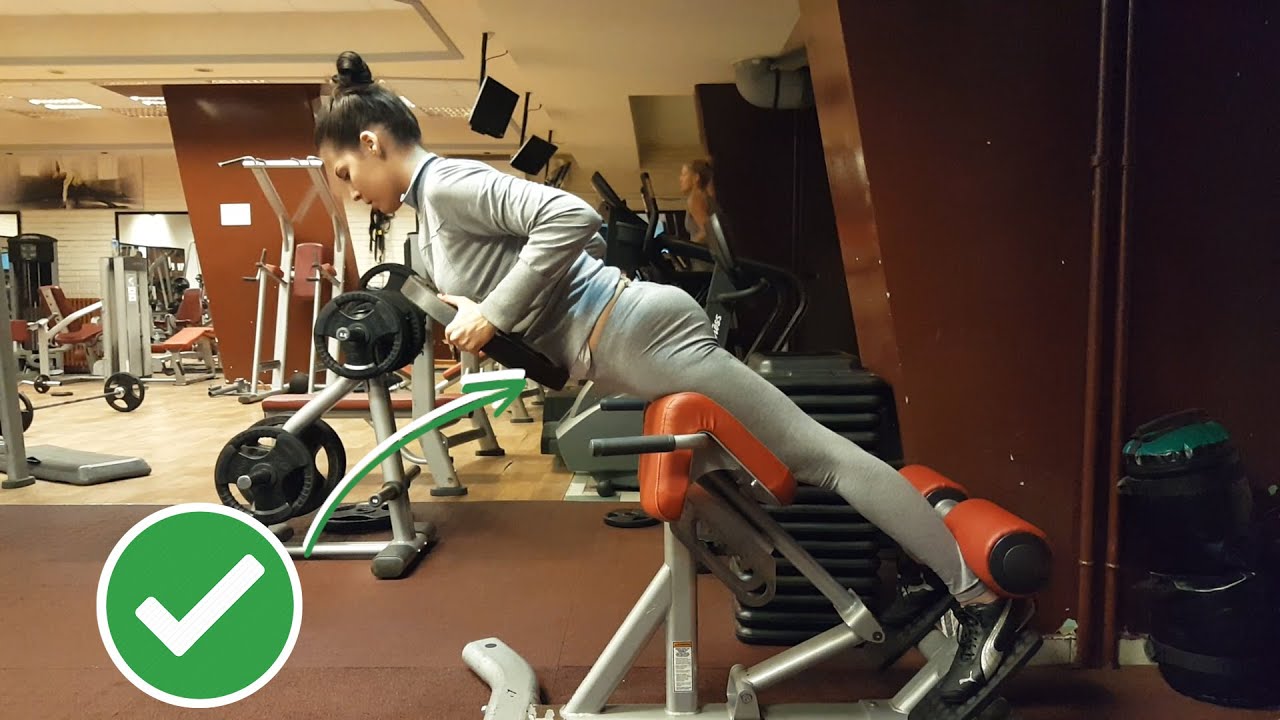 Jaka LEDJA , GLUTEUS i ZADNJA LOZA ❕ 💪  PRAVILNA FORMA ekstenzije na klupi ✅  *izbegnite ove greške*