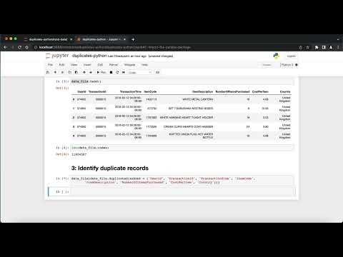 Finding Duplicate Records with Python