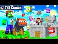 I Cheated With MODDED TNT CANNON in MINECRAFT!