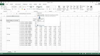 Creating a nice table for your data in Excel 2013